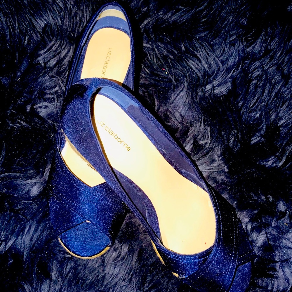 Liz Claiborne brand Blue wedges Shoes